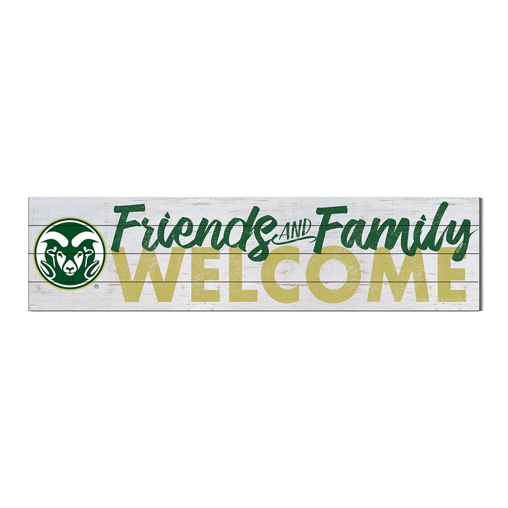 40x10 Sign Friends Family Welcome Colorado State-Ft. Collins Rams