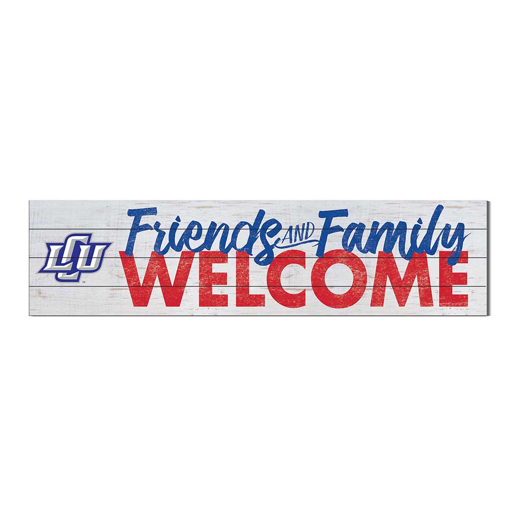 40x10 Sign Friends Family Welcome Lubbock Christian Chaparrals