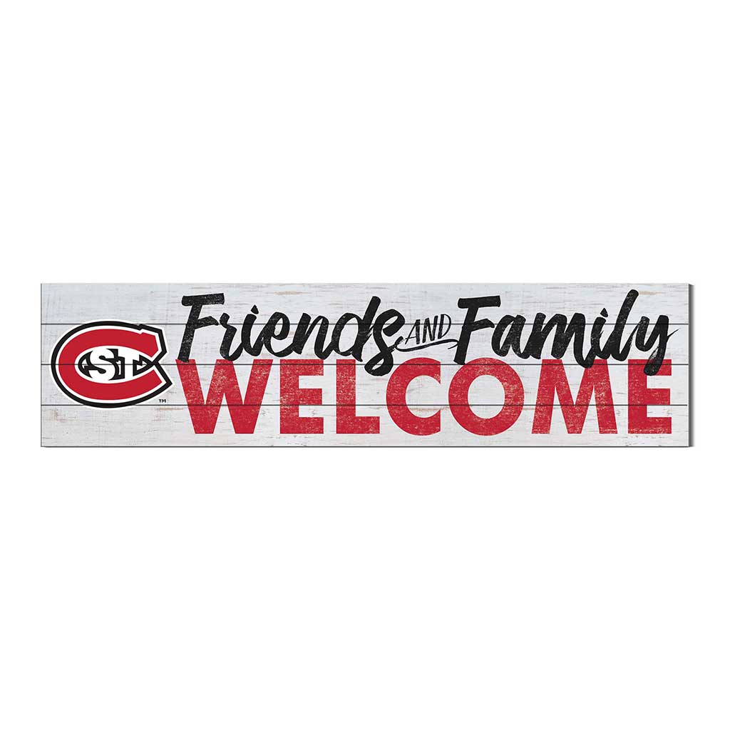 40x10 Sign Friends Family Welcome St. Cloud State Huskies