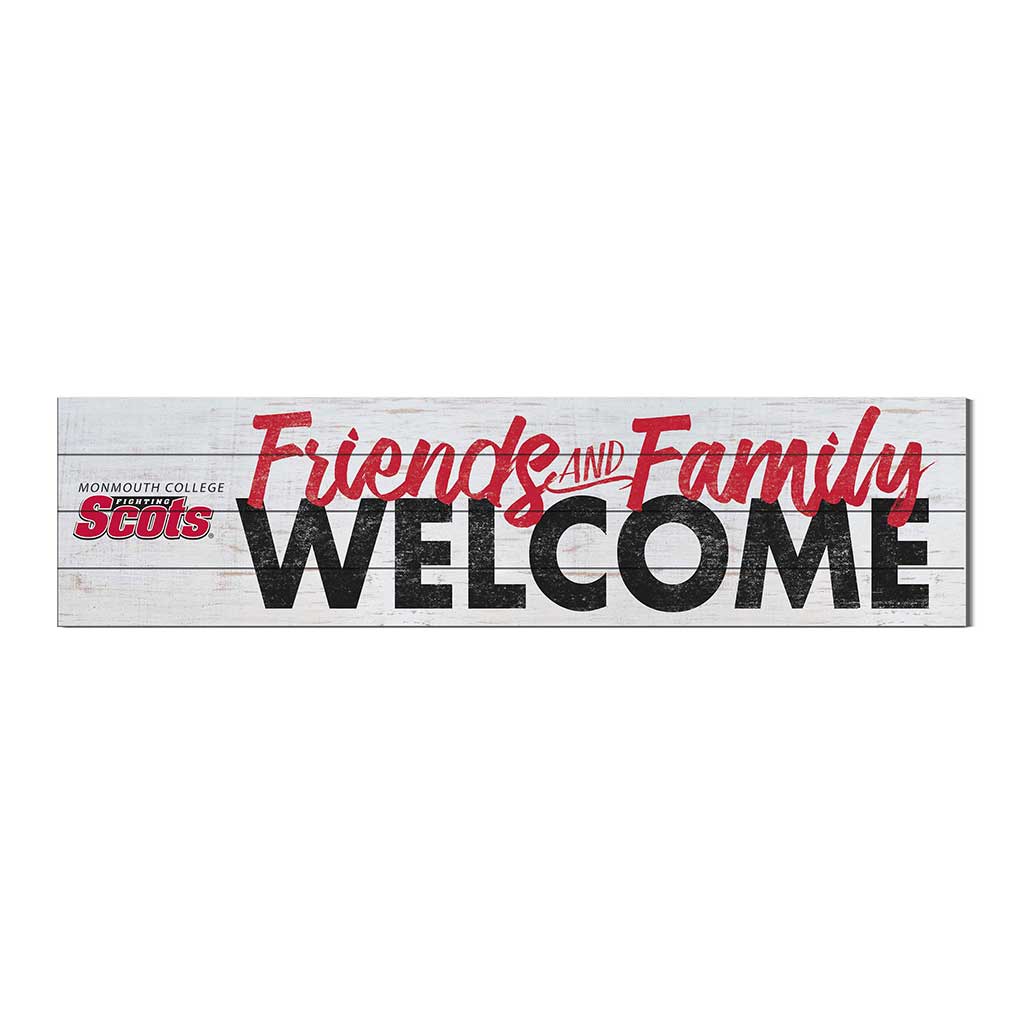 40x10 Sign Friends Family Welcome Monmouth College Fighting Scots