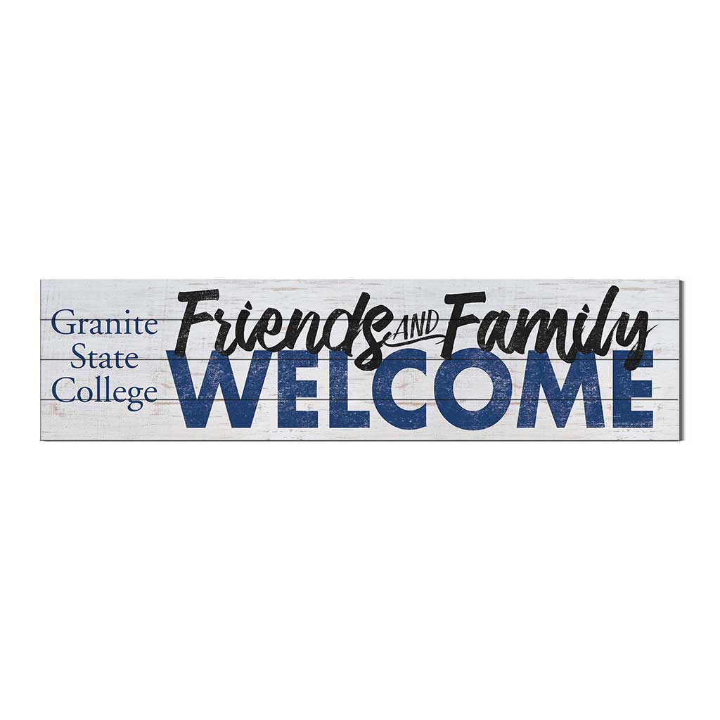 40x10 Sign Friends Family Welcome Granite State College