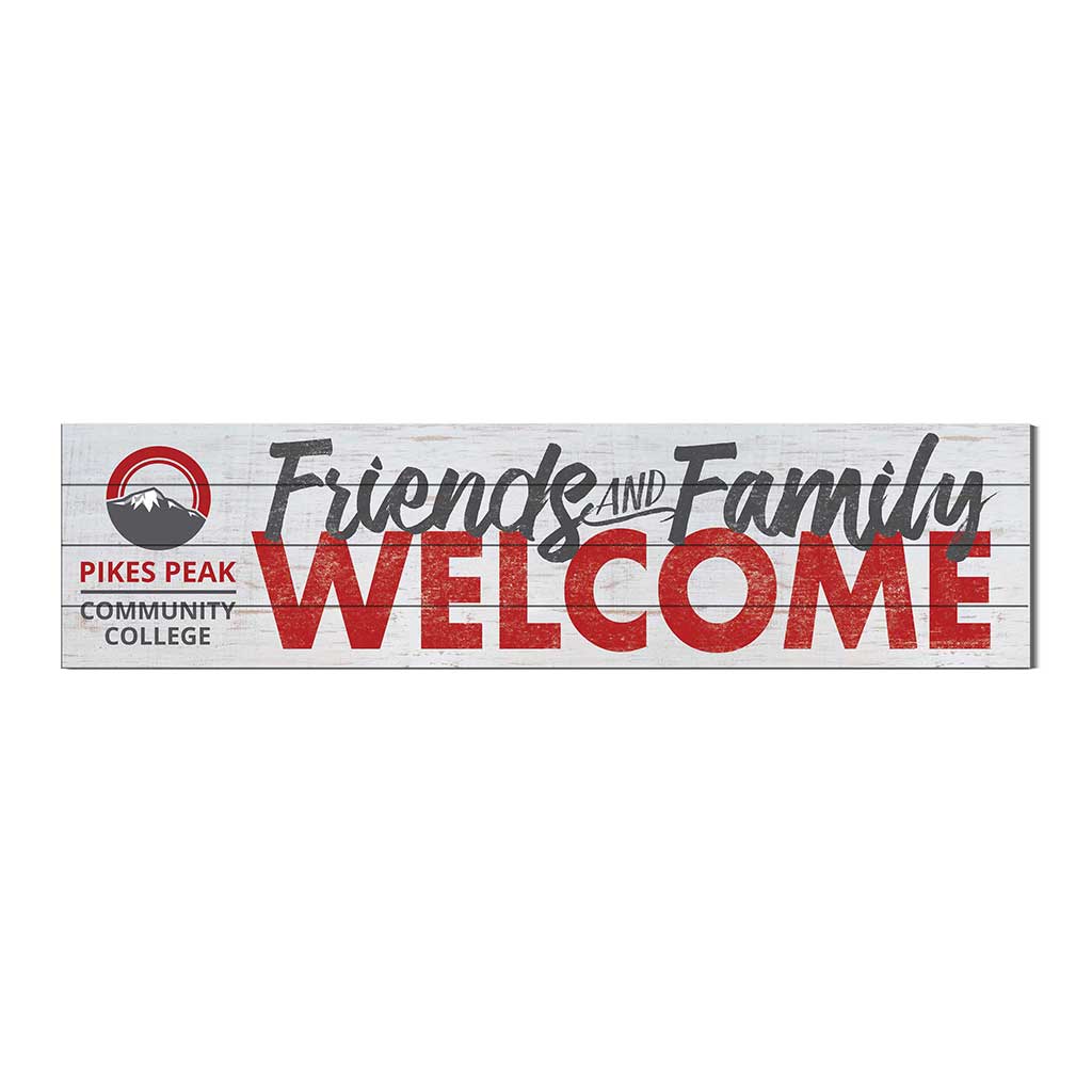 40x10 Sign Friends Family Welcome Pikes Peak Community College Aardvarks