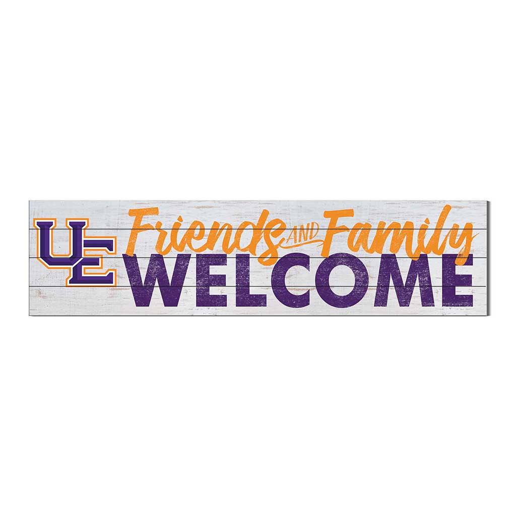 40x10 Sign Friends Family Welcome Evansville Purple Aces