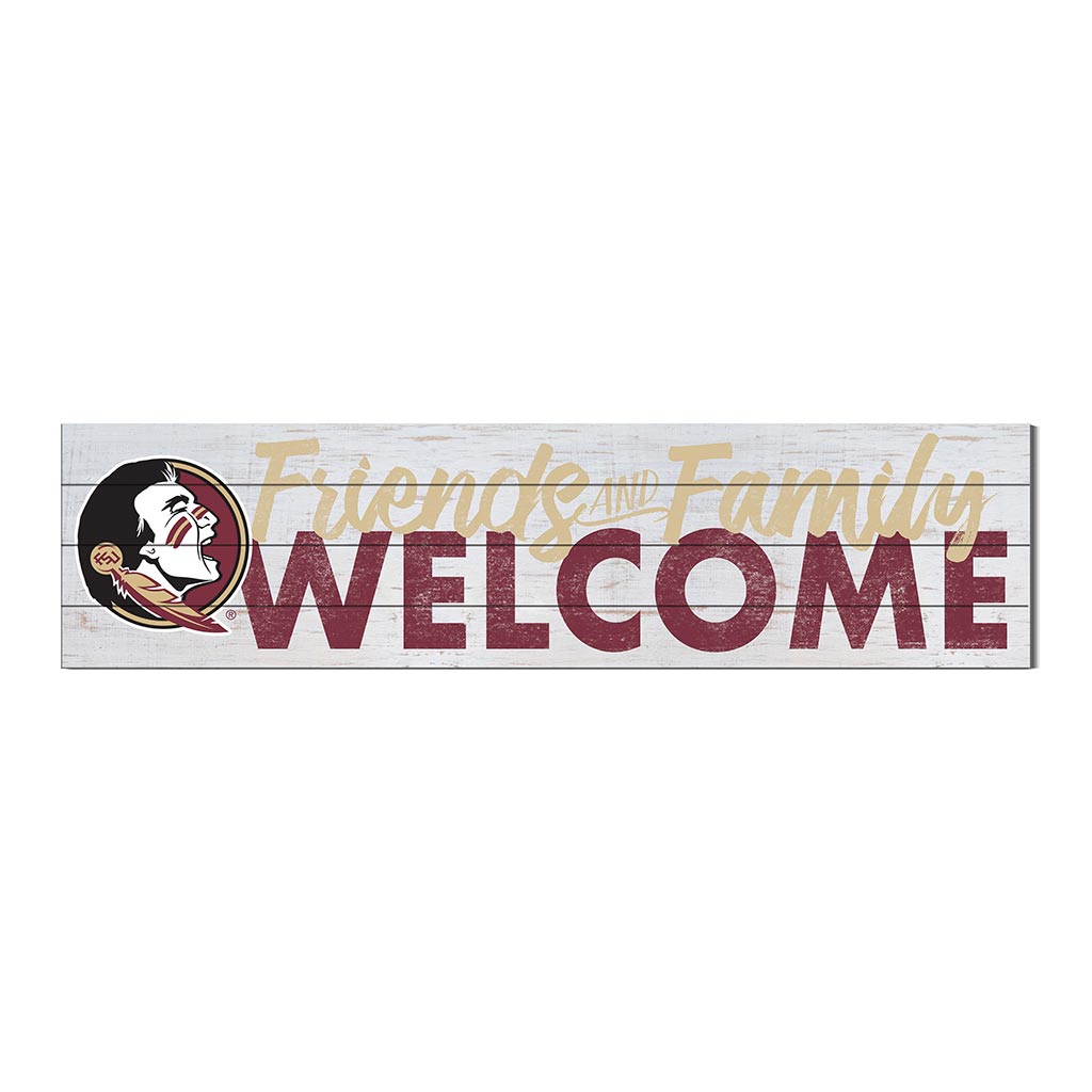 40x10 Sign Friends Family Welcome Florida State Seminoles