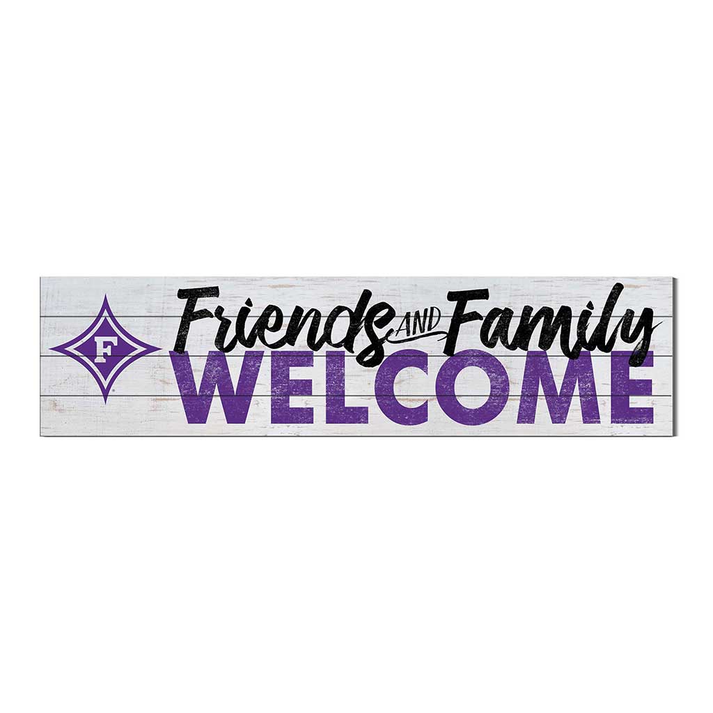 40x10 Sign Friends Family Welcome Furman Paladins