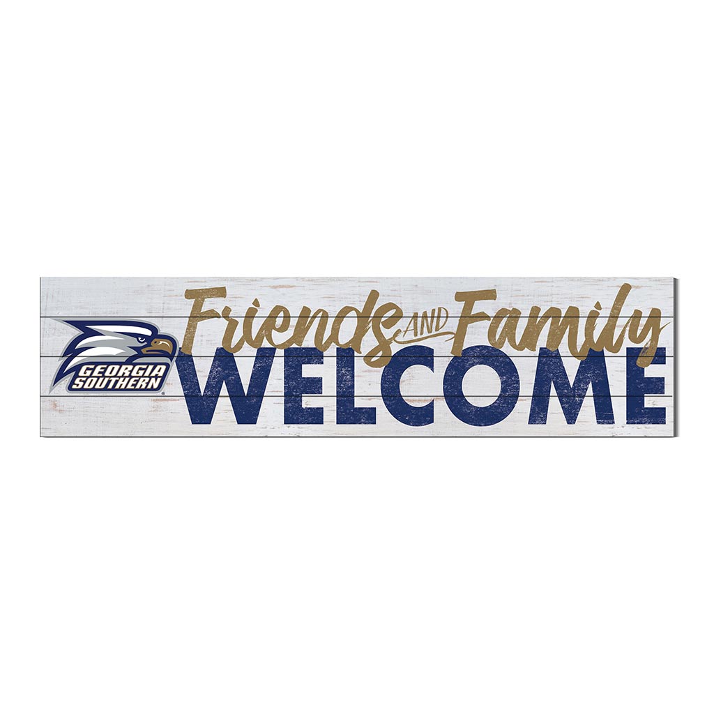 40x10 Sign Friends Family Welcome Georgia Southern Eagles