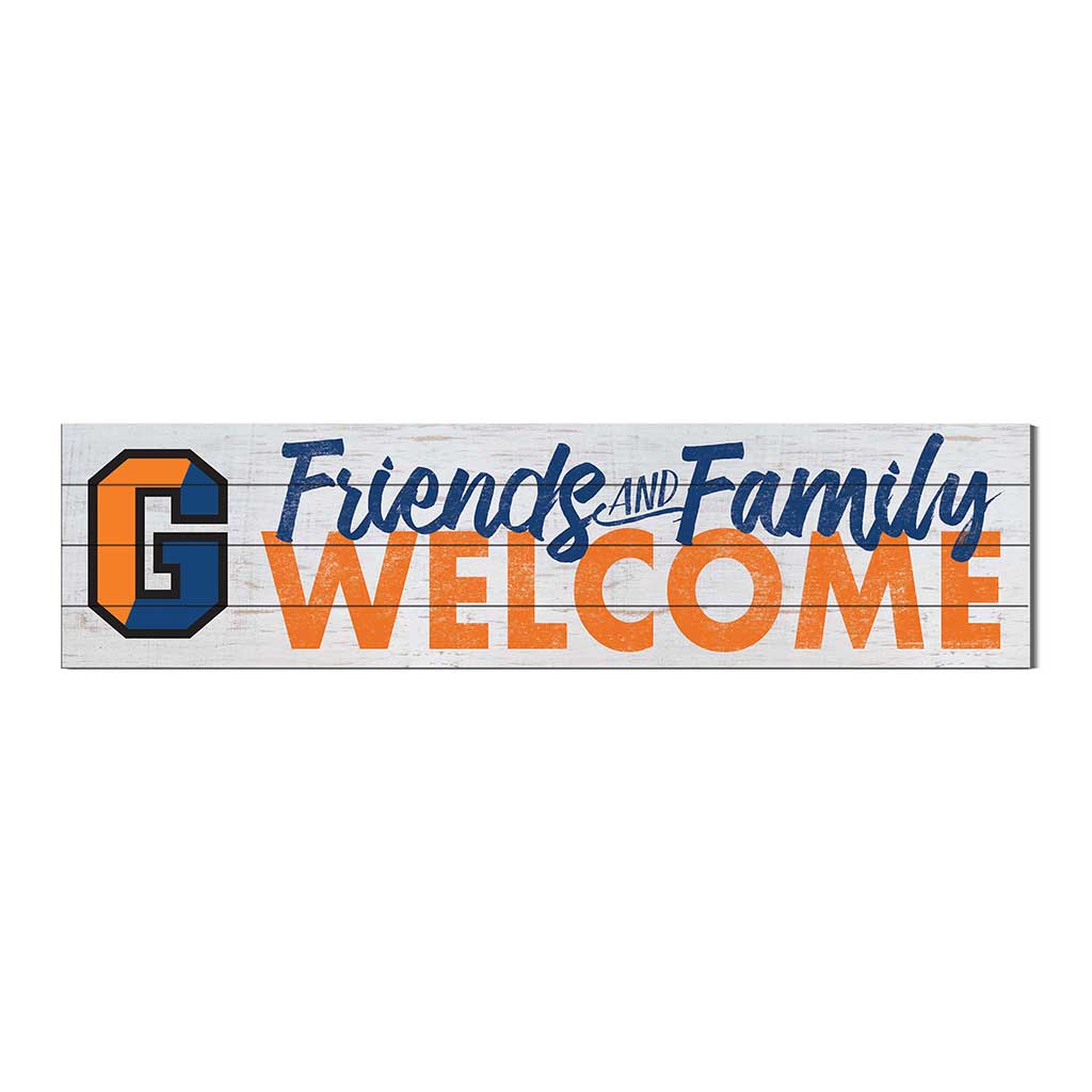 40x10 Sign Friends Family Welcome Gettysburg College Bullets