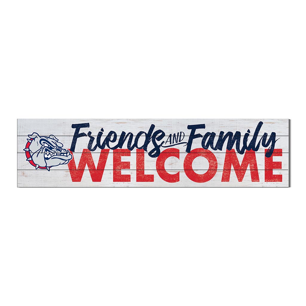 40x10 Sign Friends Family Welcome Gonzaga Bulldogs