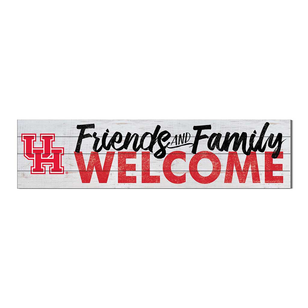 40x10 Sign Friends Family Welcome Houston Cougars