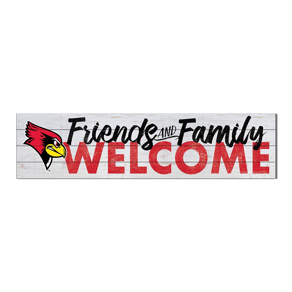 40x10 Sign Friends Family Welcome Illinois State Redbirds