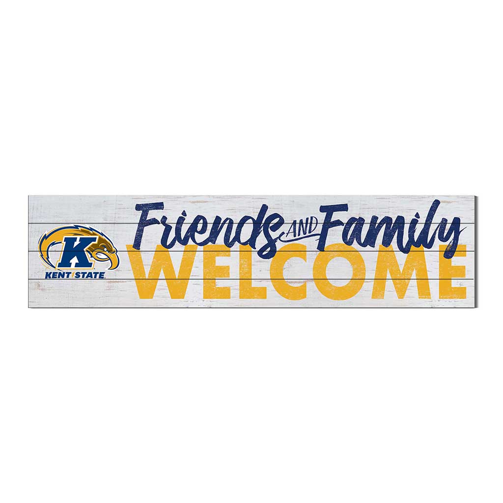 40x10 Sign Friends Family Welcome Kent State Golden Flashes