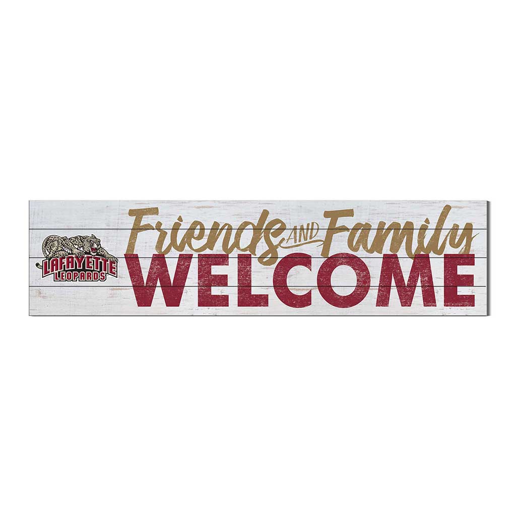 40x10 Sign Friends Family Welcome Lafayette College Leopards