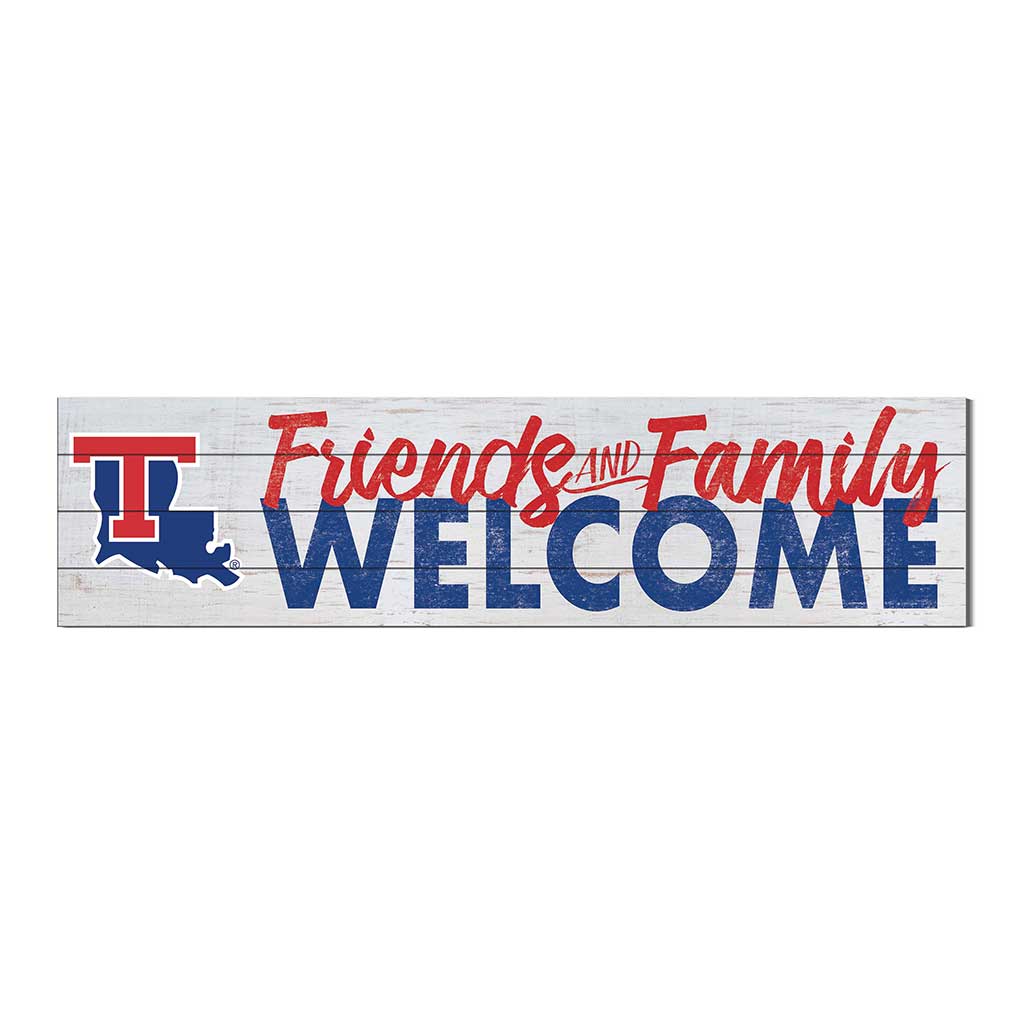 40x10 Sign Friends Family Welcome Louisiana Tech Bulldogs