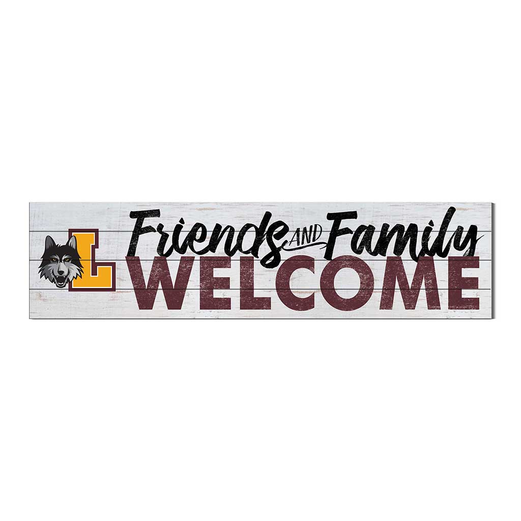 40x10 Sign Friends Family Welcome Loyola Chicago Ramblers