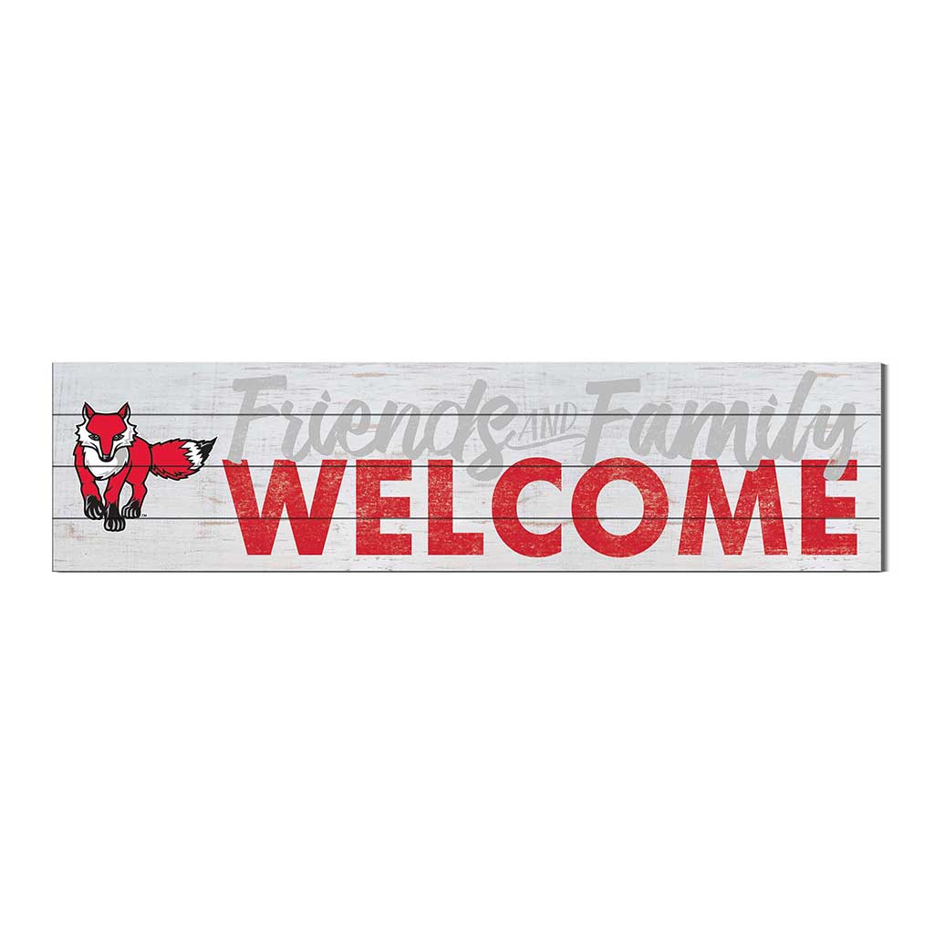 40x10 Sign Friends Family Welcome Marist College Red Foxes