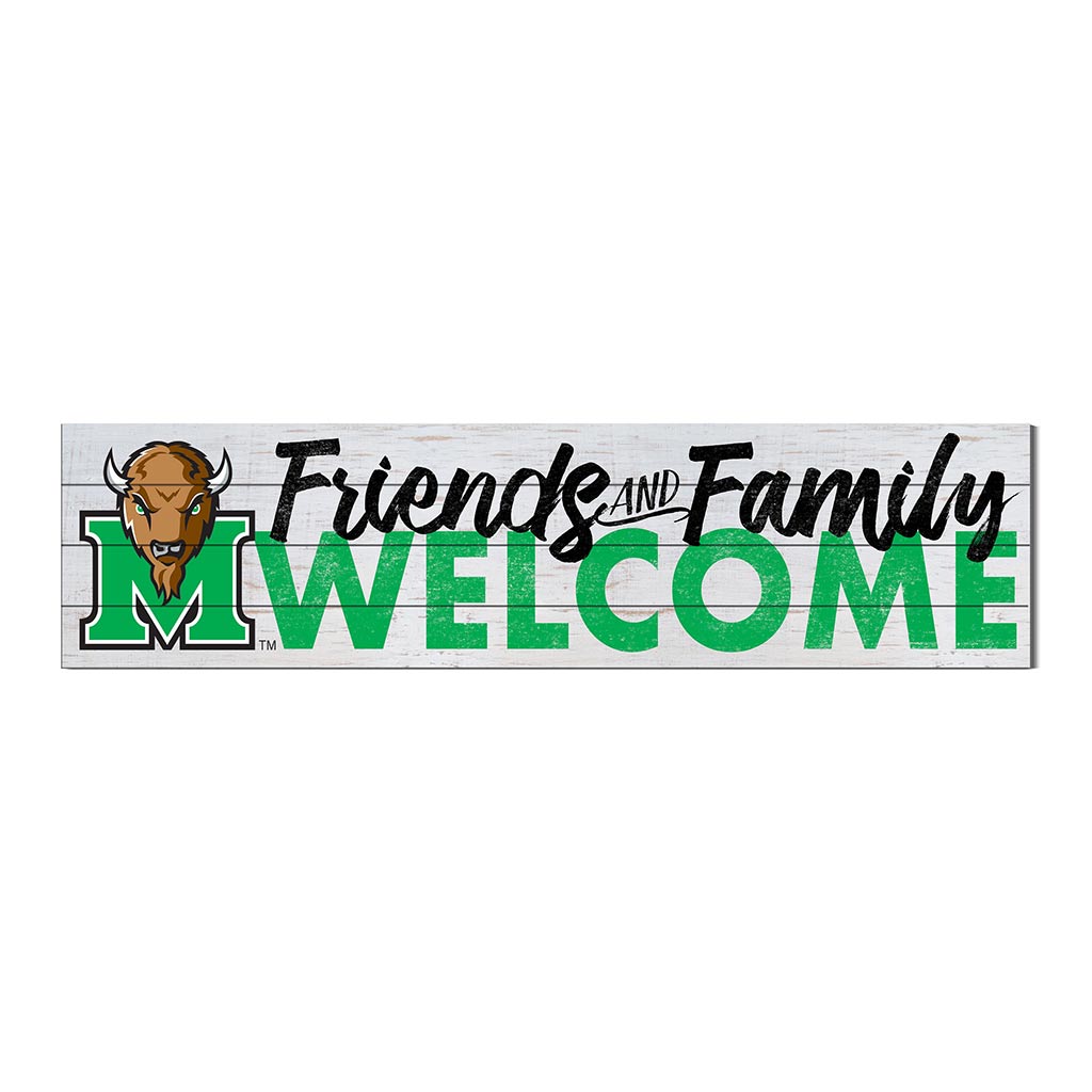 40x10 Sign Friends Family Welcome Marshall Thundering Herd