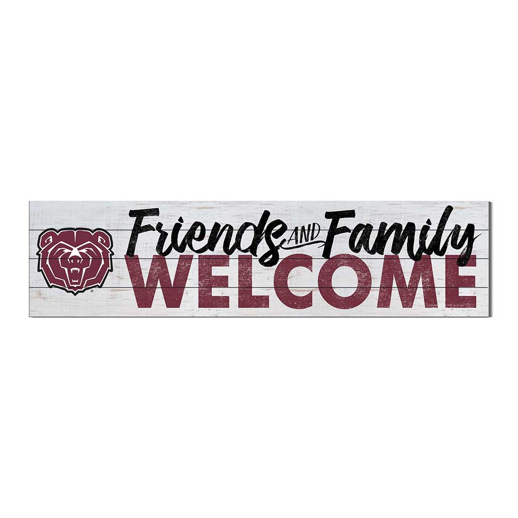 40x10 Sign Friends Family Welcome Missouri State Bears