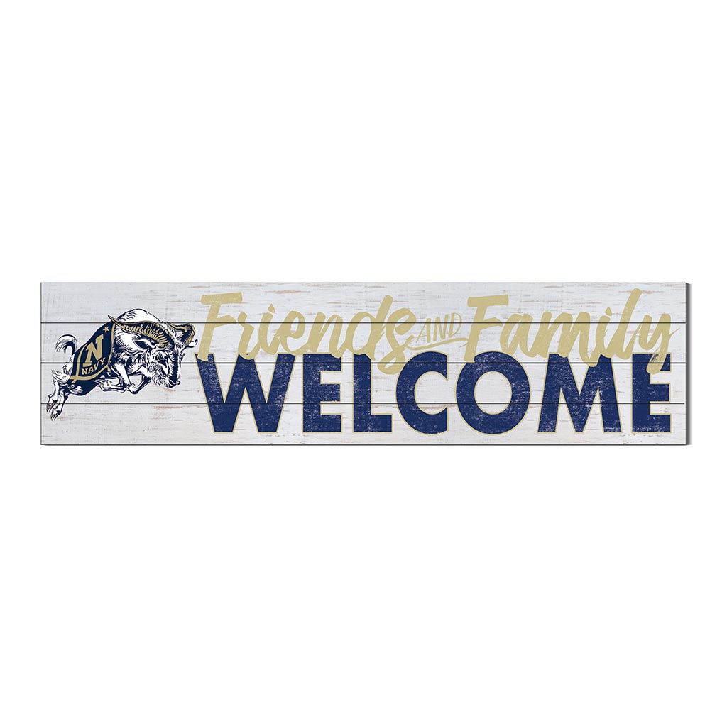 40x10 Sign Friends Family Welcome Naval Academy Midshipmen