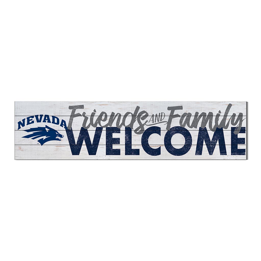 40x10 Sign Friends Family Welcome Nevada Wolf Pack