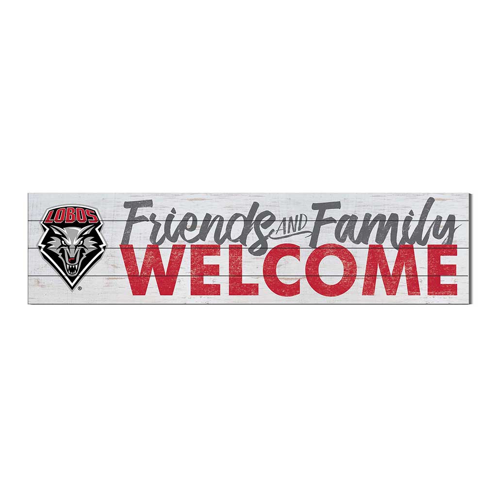 40x10 Sign Friends Family Welcome New Mexico Lobos