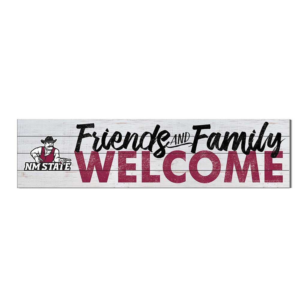 40x10 Sign Friends Family Welcome New Mexico State Aggies