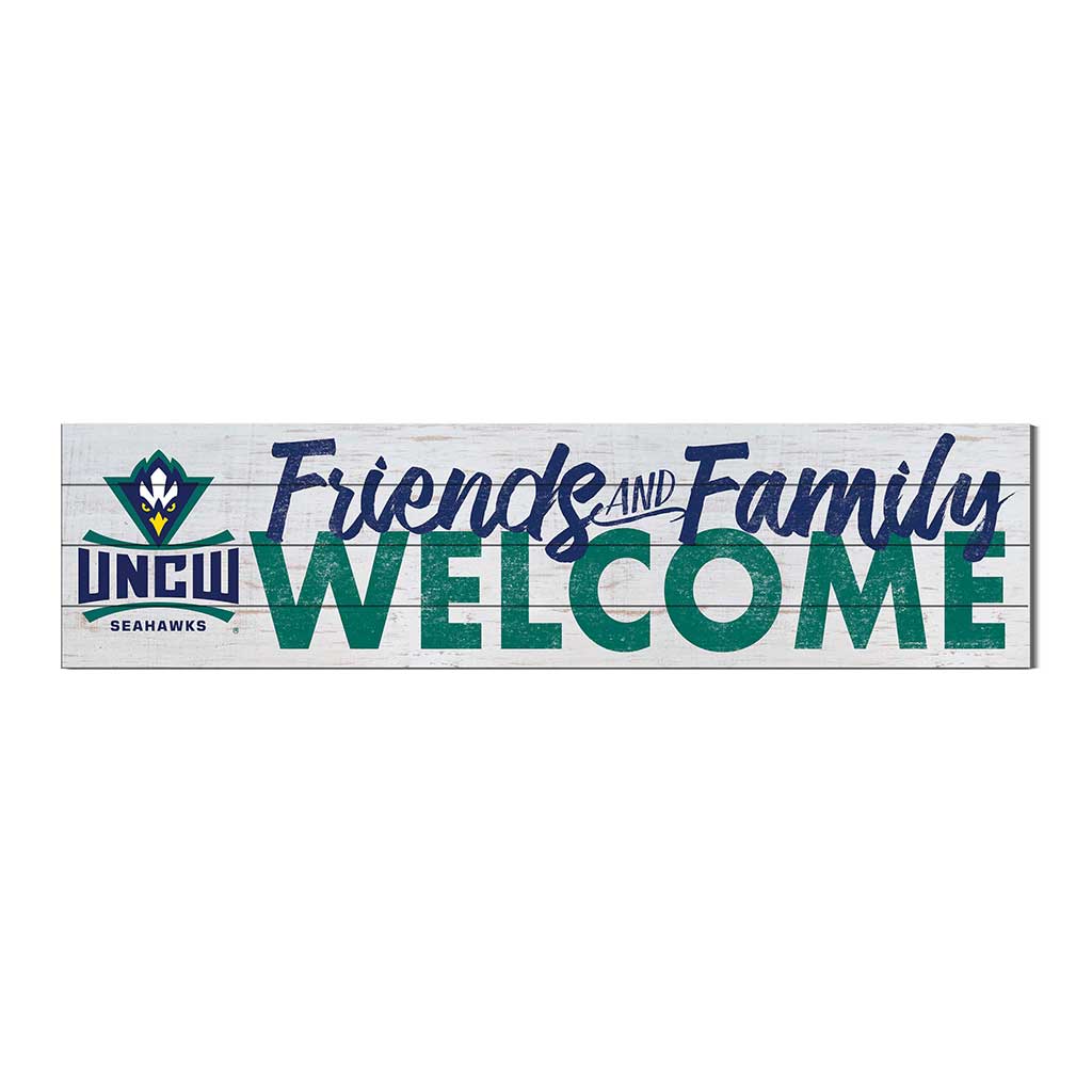 40x10 Sign Friends Family Welcome North Carolina (Wilmington) Seahawks