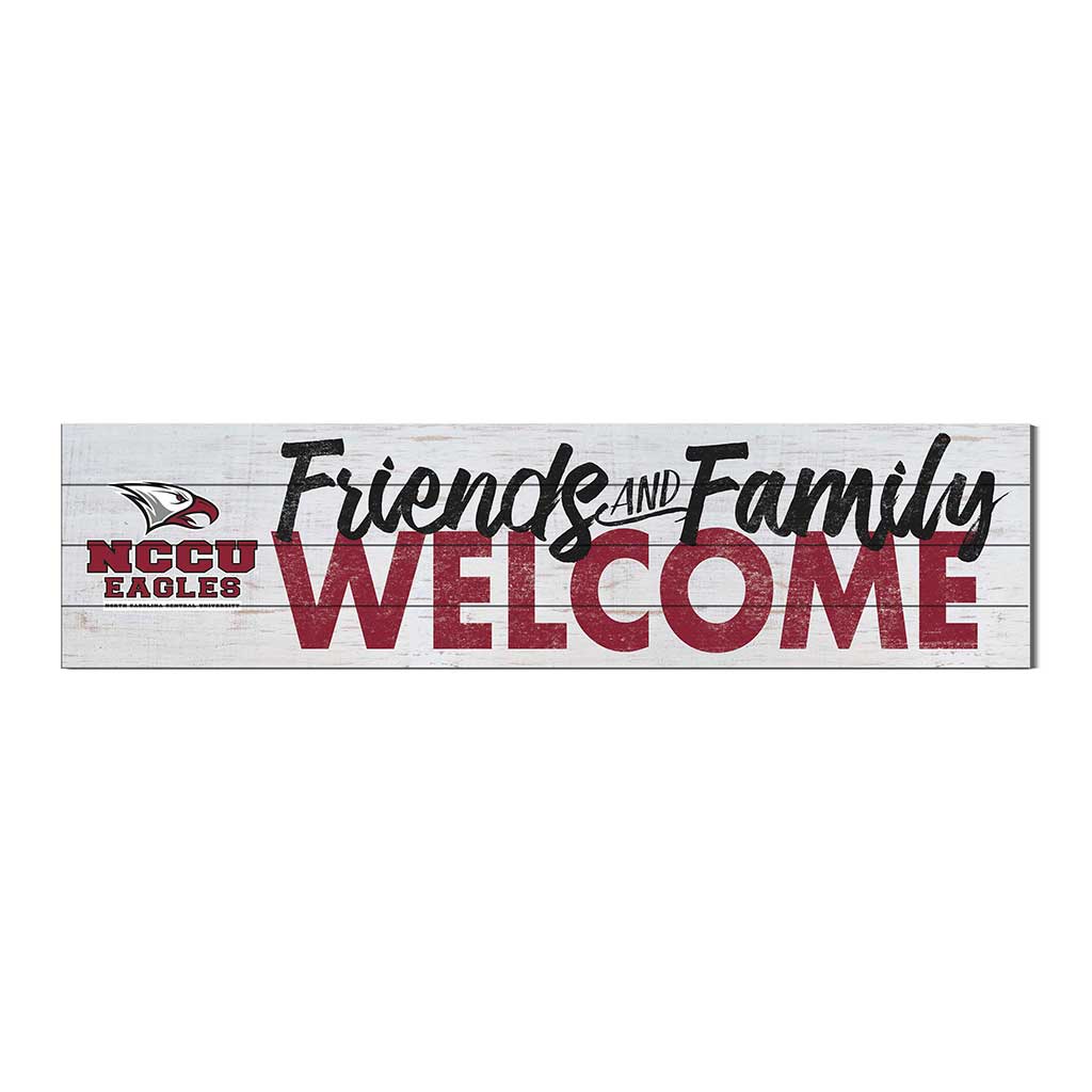 40x10 Sign Friends Family Welcome North Carolina Central Eagles