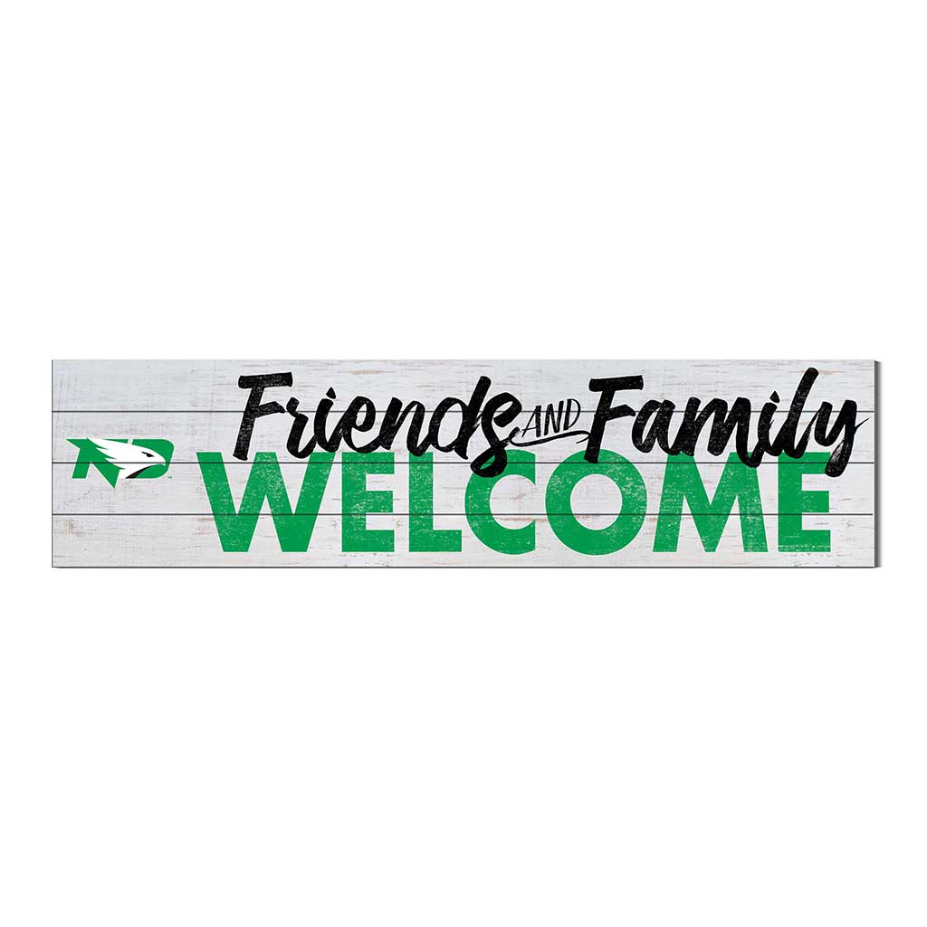 40x10 Sign Friends Family Welcome North Dakota Fighting Hawks