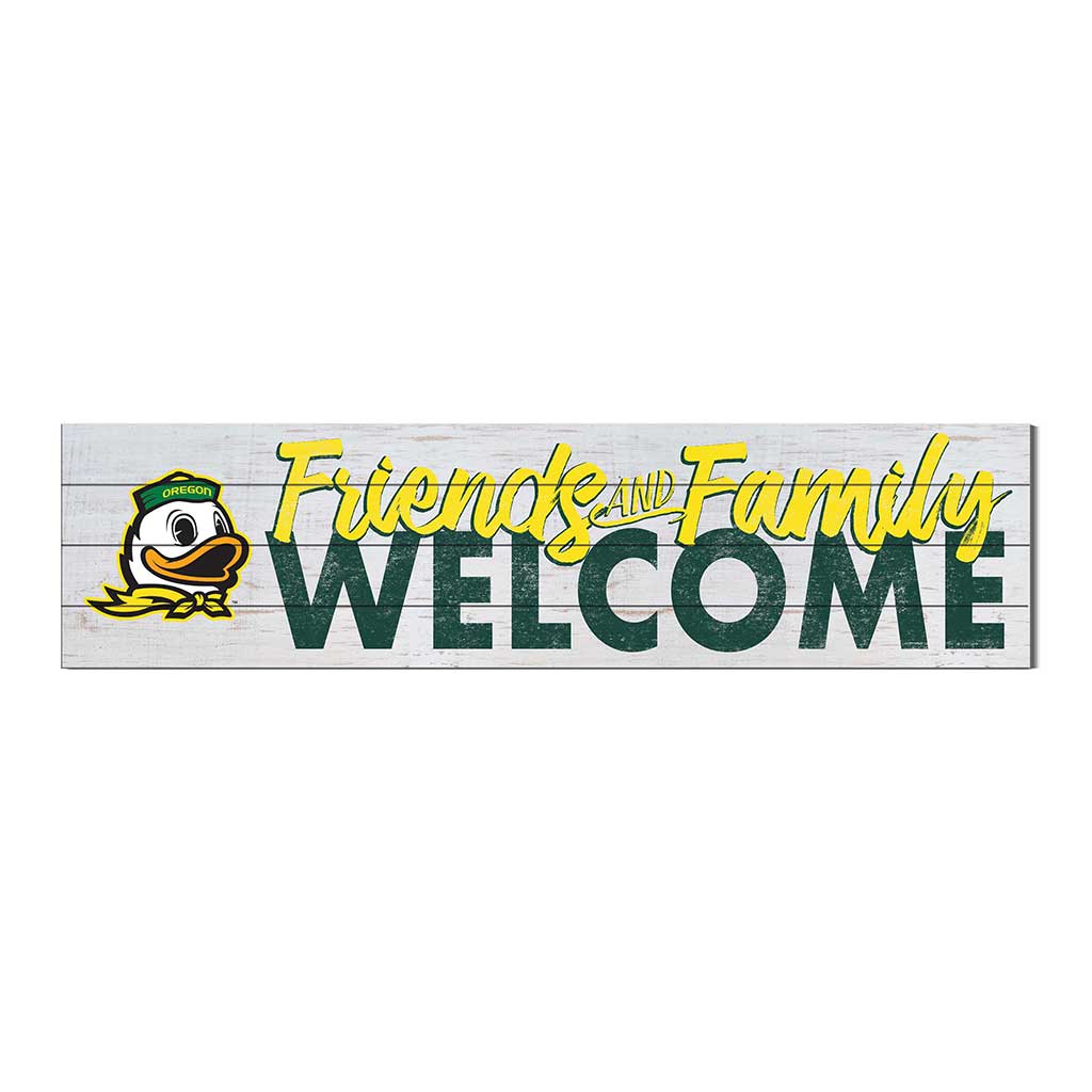 40x10 Sign Friends Family Welcome Oregon Ducks