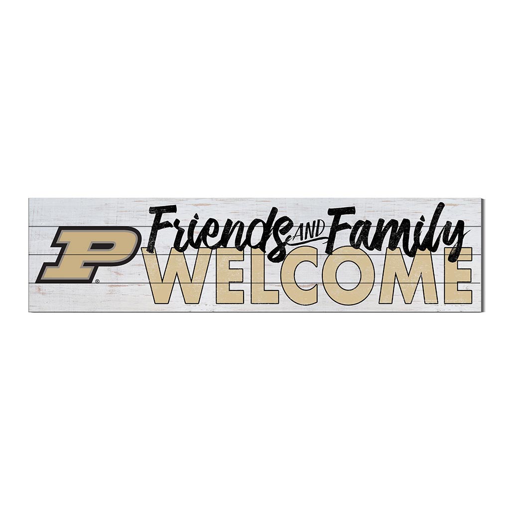 40x10 Sign Friends Family Welcome Purdue Boilermakers