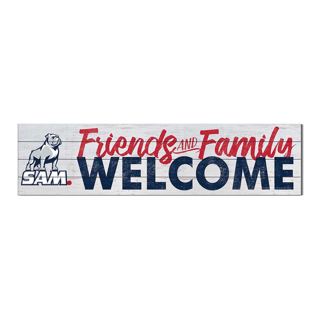 40x10 Sign Friends Family Welcome Samford Bulldogs