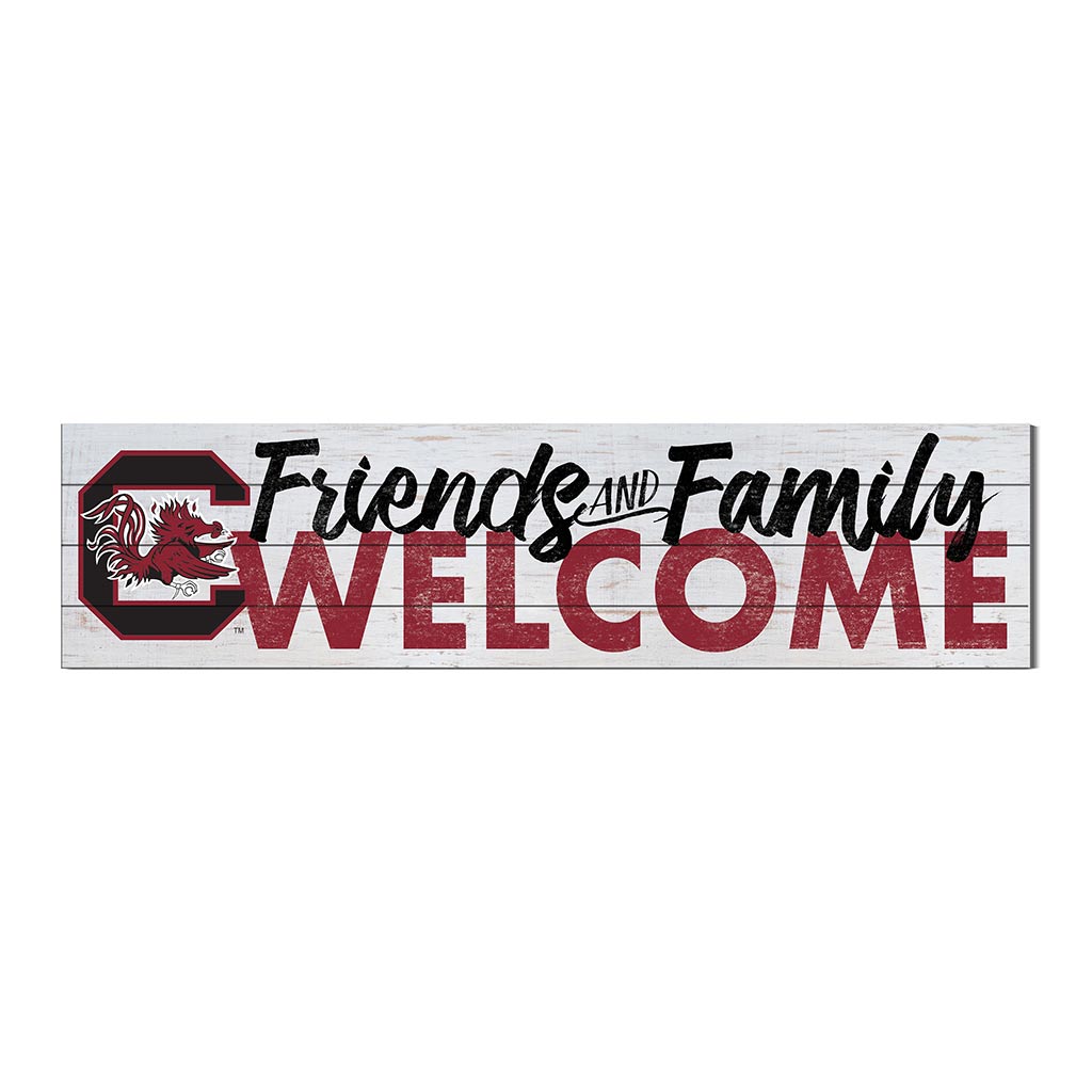 40x10 Sign Friends Family Welcome South Carolina Gamecocks