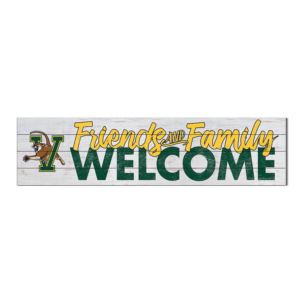 40x10 Sign Friends Family Welcome Vermont Catamounts