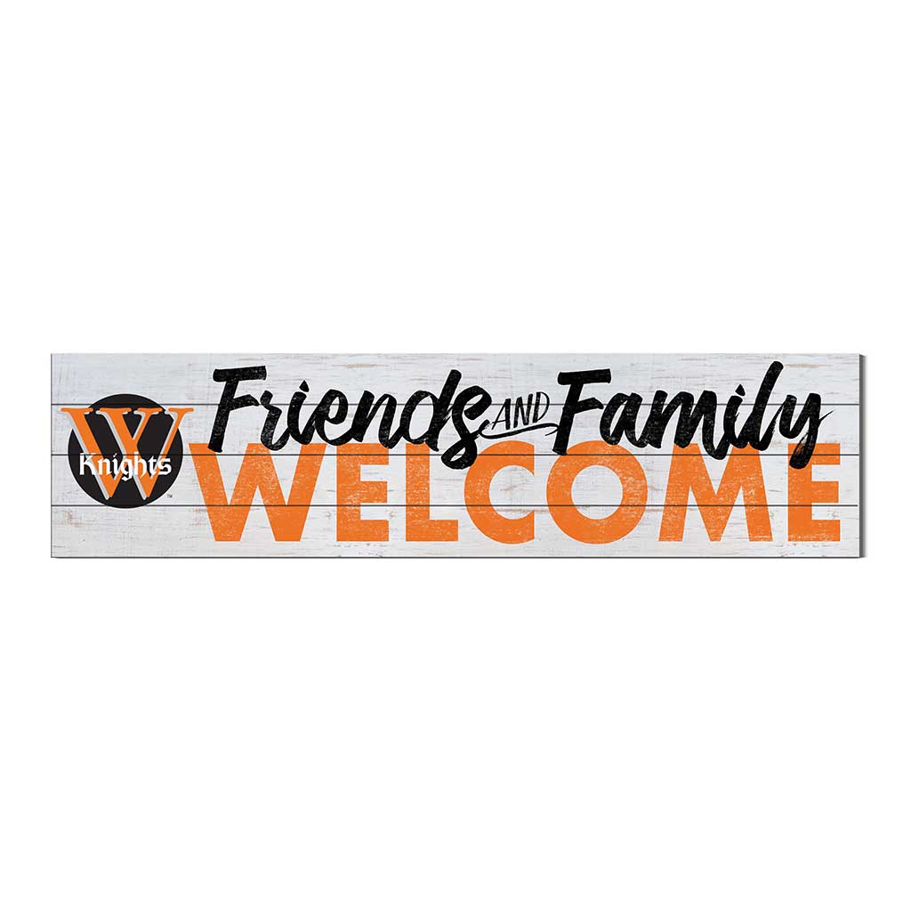 40x10 Sign Friends Family Welcome Wartburg College Knights