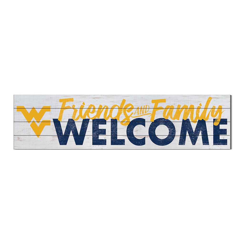 40x10 Sign Friends Family Welcome West Virginia Mountaineers