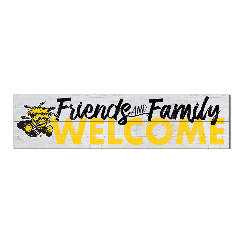 40x10 Sign Friends Family Welcome Wichita State Shockers