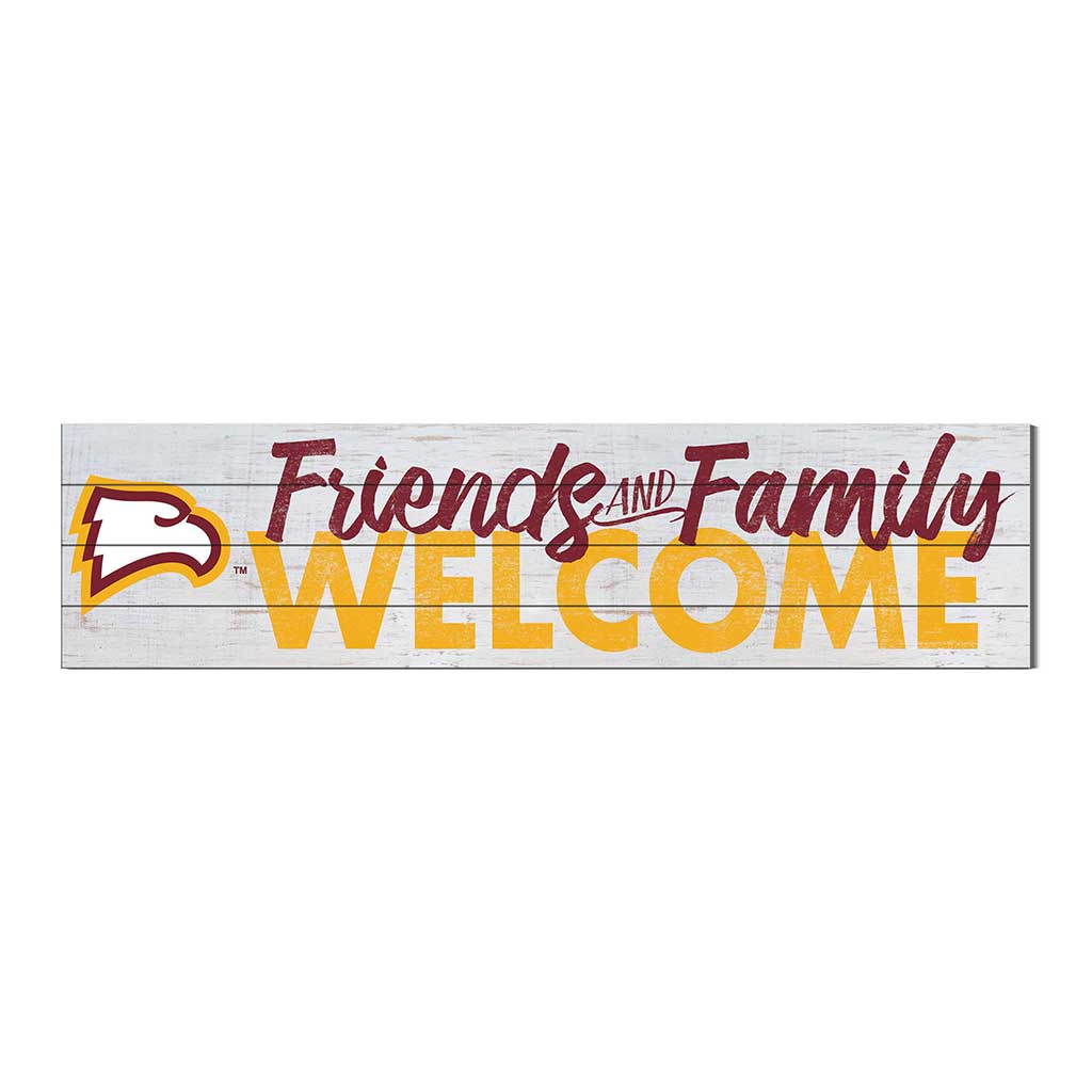 40x10 Sign Friends Family Welcome Winthrop Eagles