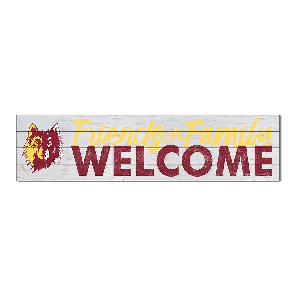 40x10 Sign Friends Family Welcome Northern State University Wolves