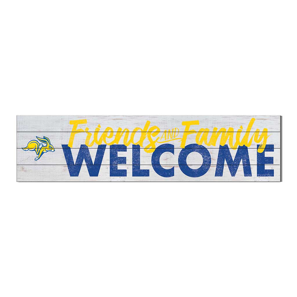 40x10 Sign Friends Family Welcome South Dakota State University Jackrabbits