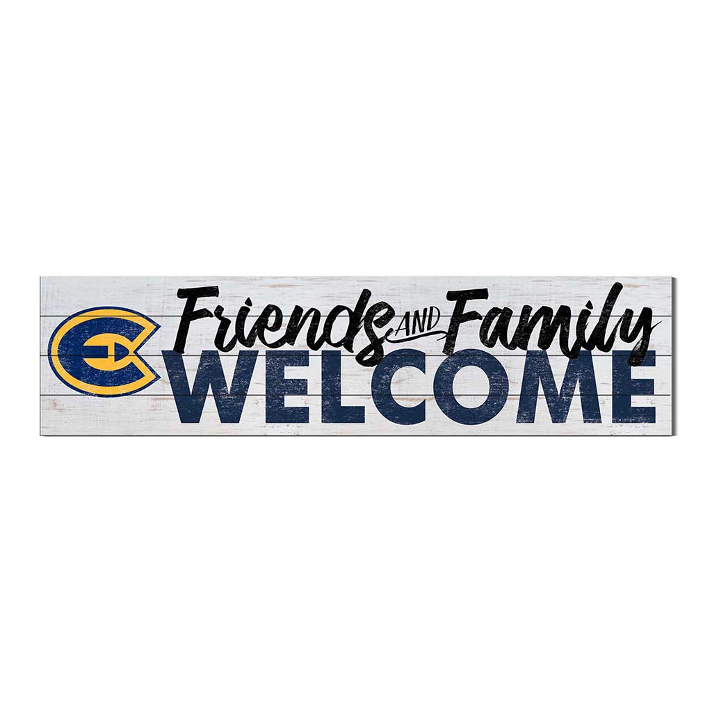 40x10 Sign Friends Family Welcome Eau Claire University Blugolds