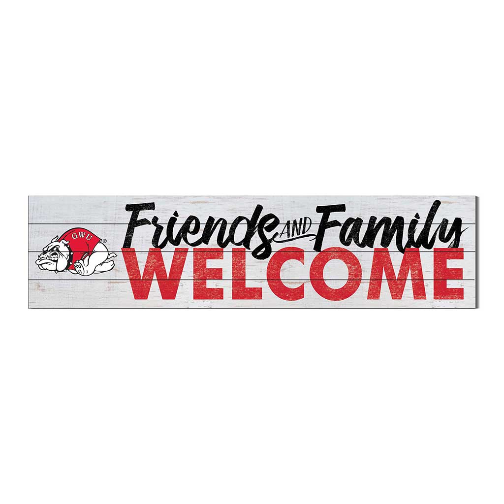 40x10 Sign Friends Family Welcome Gardner-Webb Runnin' Bulldogs