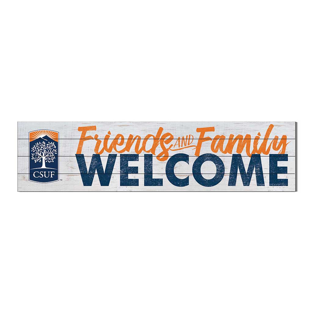 40x10 Sign Friends Family Welcome Cal State Fullerton Titans