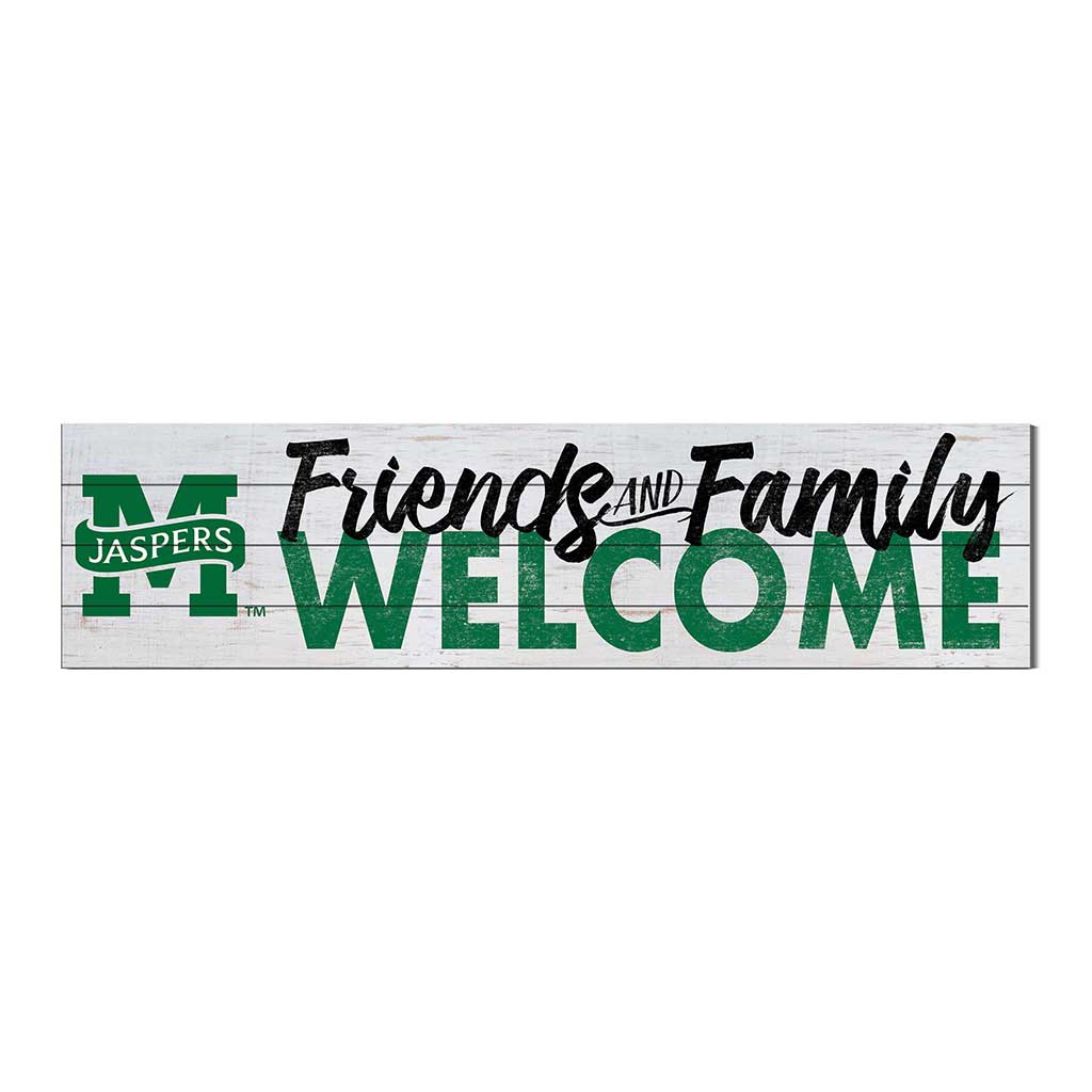 40x10 Sign Friends Family Welcome Manhattan Jaspers