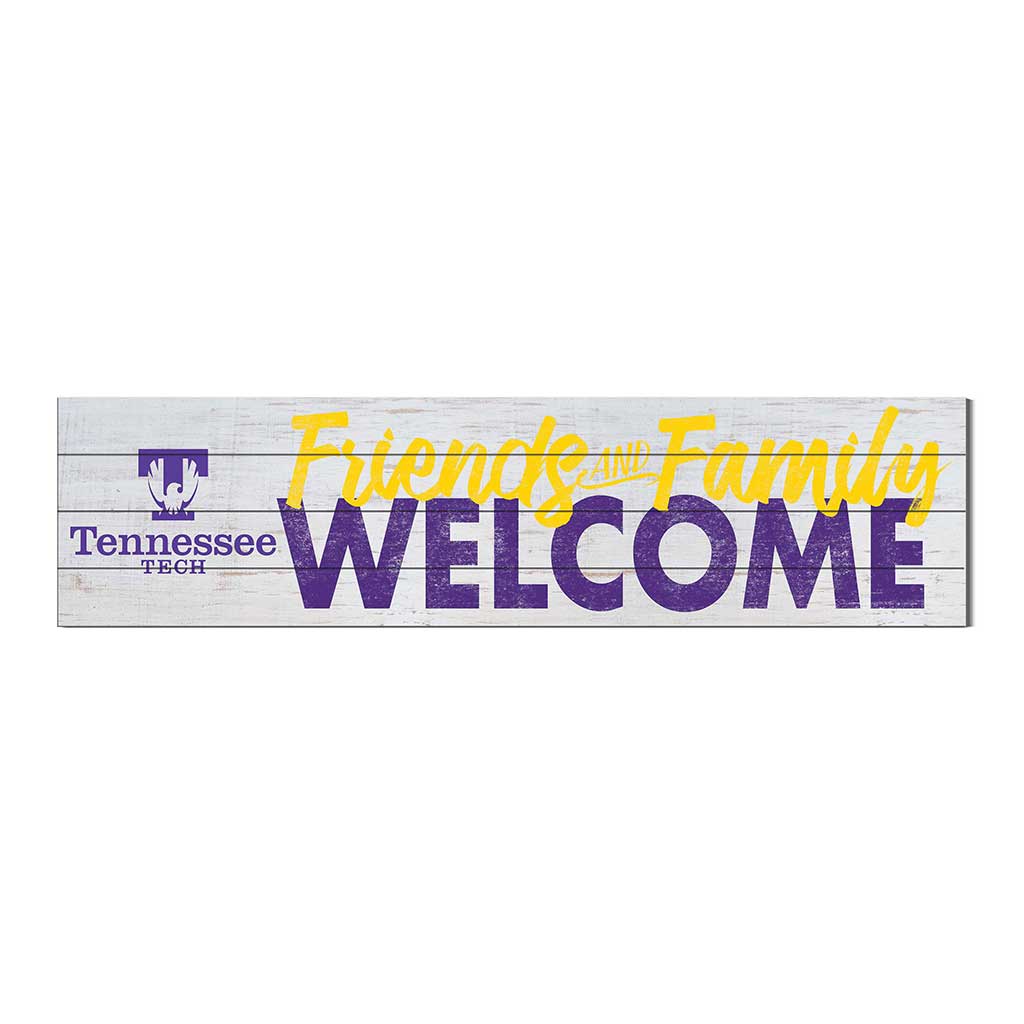 40x10 Sign Friends Family Welcome Tennessee Tech Golden Eagles