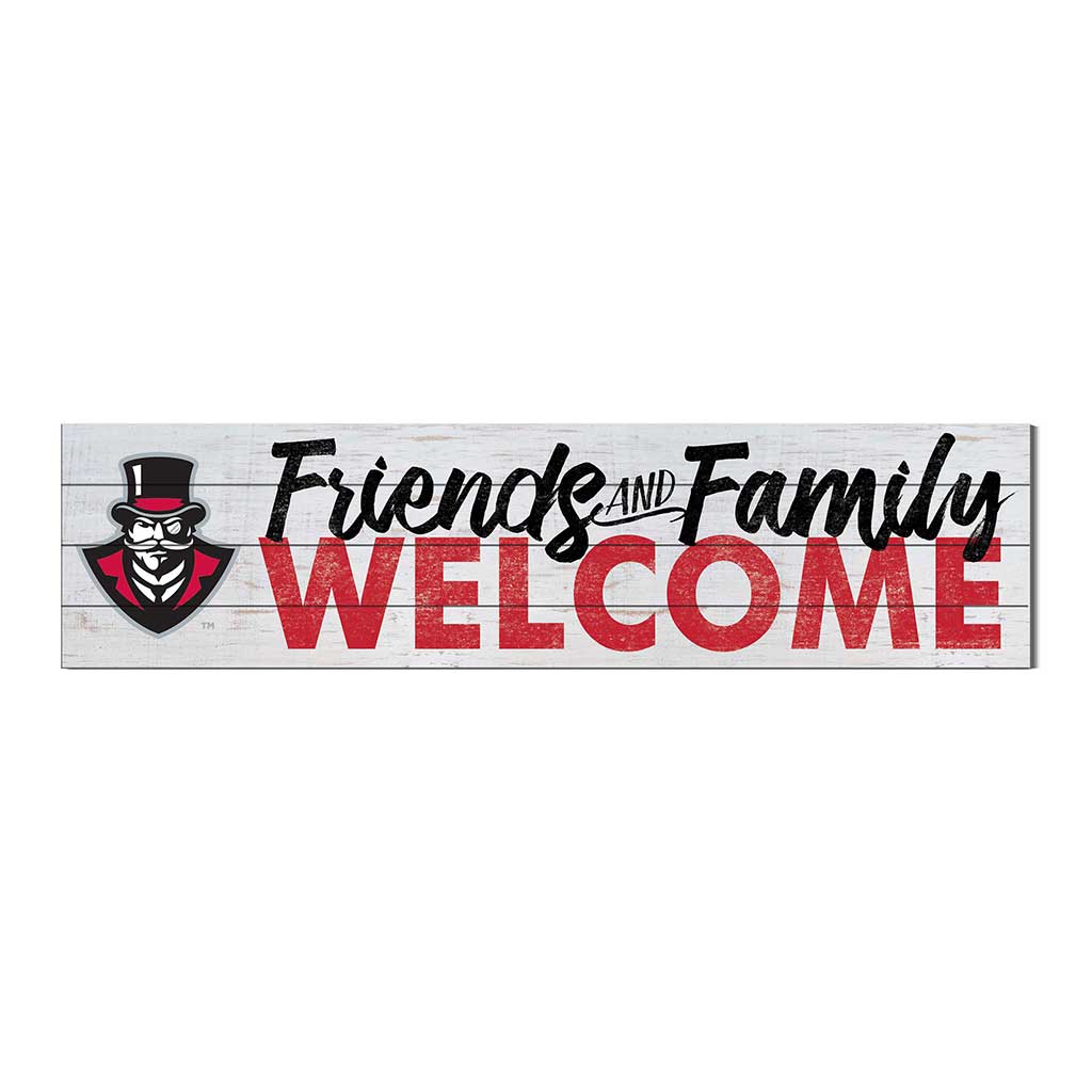 40x10 Sign Friends Family Welcome Austin Peay Governors