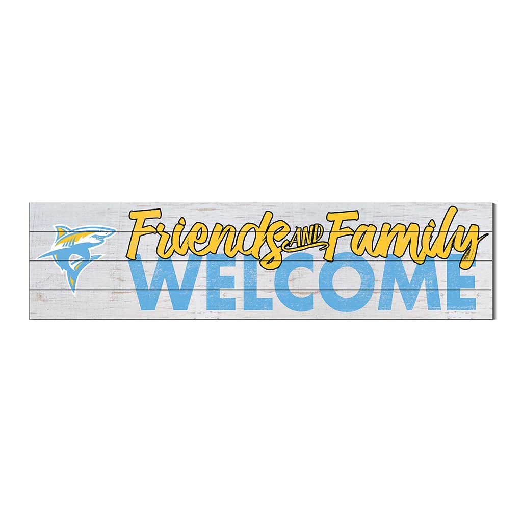 40x10 Sign Friends Family Welcome Long Island University Sharks