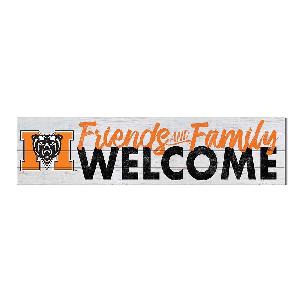 40x10 Sign Friends Family Welcome Mercer Bears