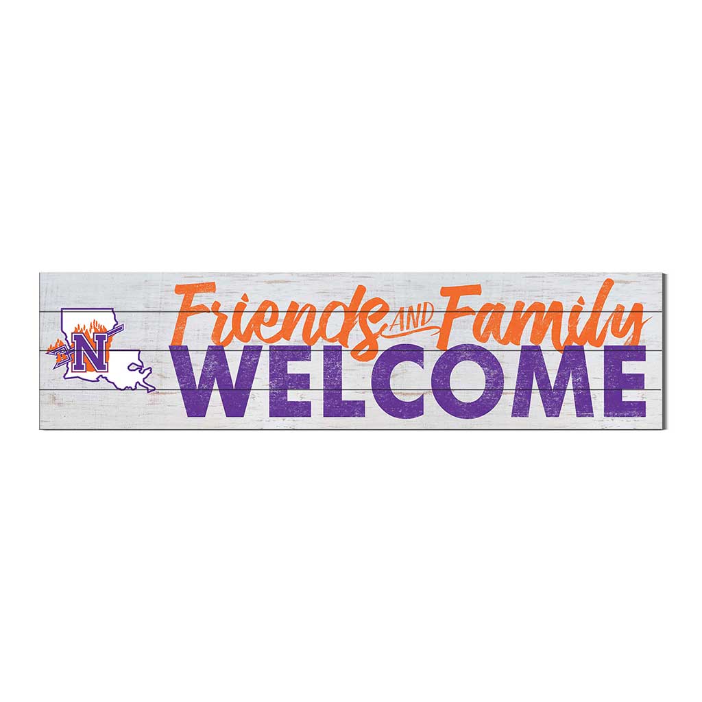 40x10 Sign Friends Family Welcome Northwestern State Demons