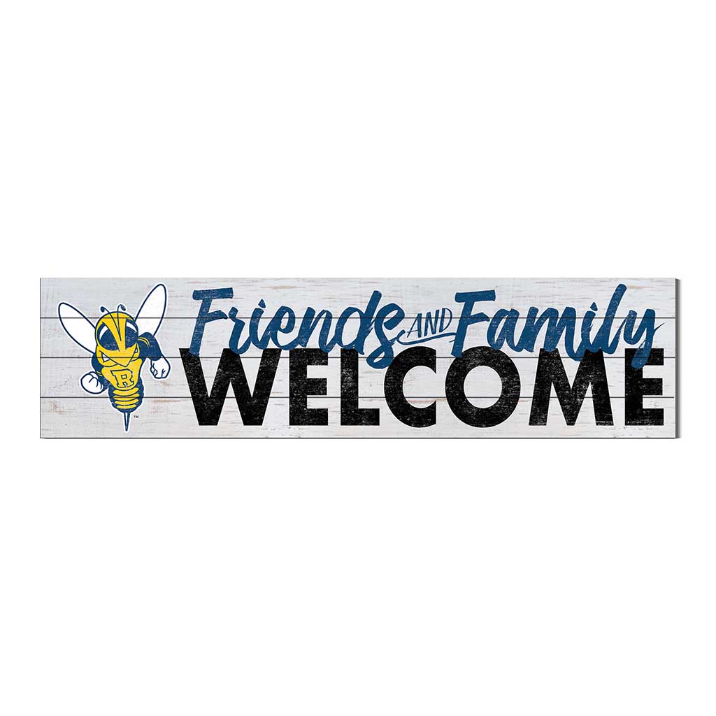 40x10 Sign Friends Family Welcome University of Rochester Yellowjacket