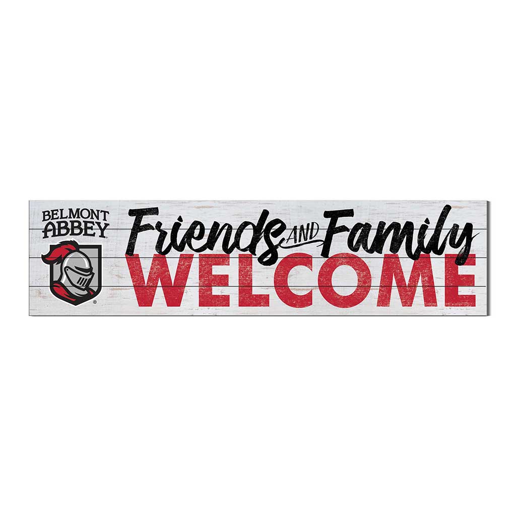 40x10 Sign Friends Family Welcome Belmont Abbey College CRUSADERS